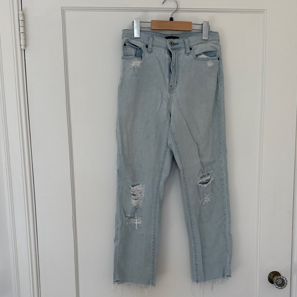Uniqlo Light Blue Straight Leg Women's Jeans